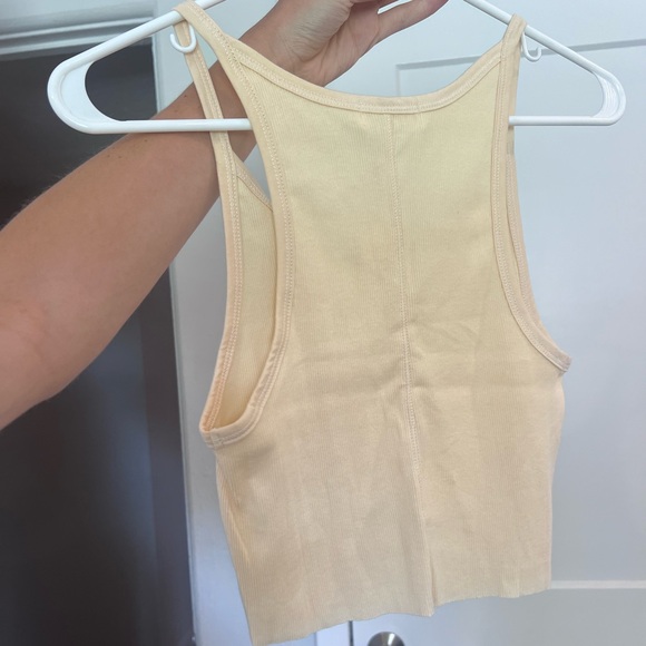 Eterne Beige Cropped Tank. Size Medium. New with tags - Picture 4 of 4